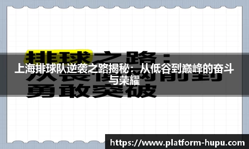 上海排球队逆袭之路揭秘：从低谷到巅峰的奋斗与荣耀